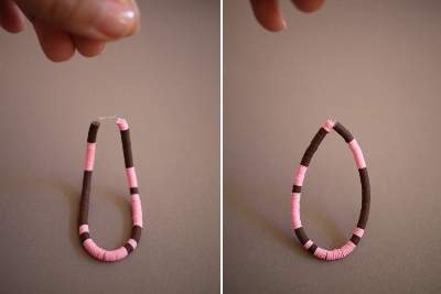Cách làm vòng tay handmade từ hạt sequin và dây cói 5