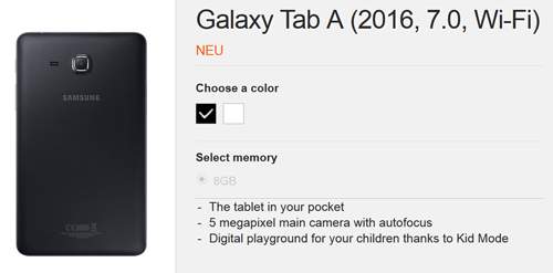 Samsung Galaxy Tab A 7 inch chính thức lộ diện 2
