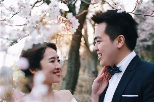 Ảnh cưới ngập sắc hoa anh đào lãng mạn như phim Hàn Quốc 54