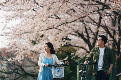 Ảnh cưới ngập sắc hoa anh đào lãng mạn như phim Hàn Quốc 30