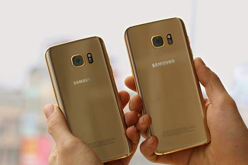 Chiêm ngưỡng Galaxy S7 và S7 Edge dát vàng 24K 2