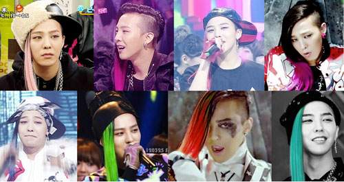Những kiểu tóc “đố ai dám thử” của G-Dragon 3