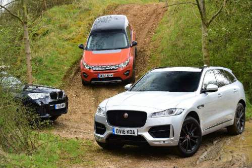 So kè Jaguar F-Pace, Land Rover Discovery Sport và BMW X3 2