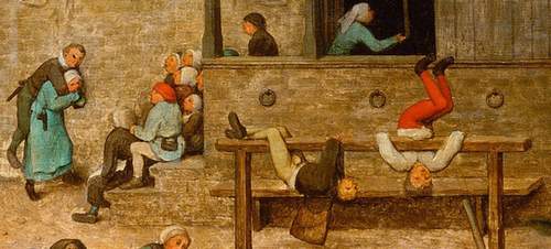 Hình ảnh những trò chơi thời ấu thơ trong bức vẽ 500 năm tuổi 5