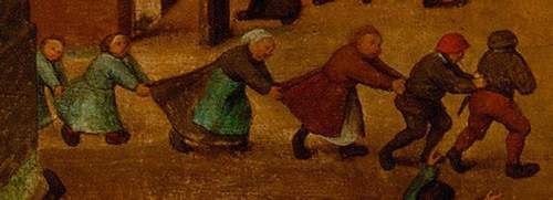 Hình ảnh những trò chơi thời ấu thơ trong bức vẽ 500 năm tuổi 3