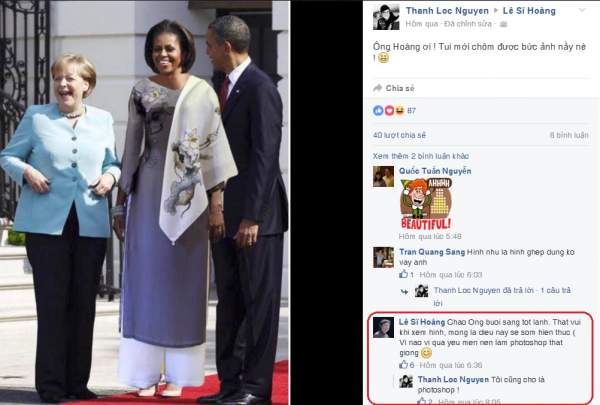 Sự thật đằng sau bức ảnh phu nhân Obama mặc áo dài Việt Nam 6