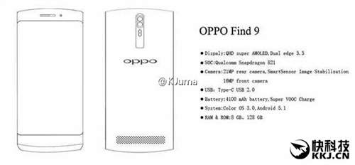 Oppo Find 9 cấu hình “khủng” lộ diện 2