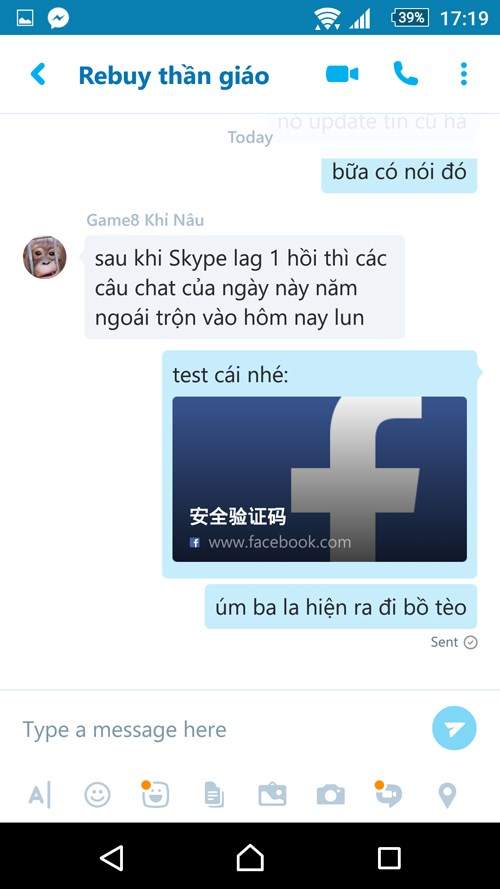 Skype bản mobile tại Việt Nam hiển thị tiếng Trung Quốc? 4