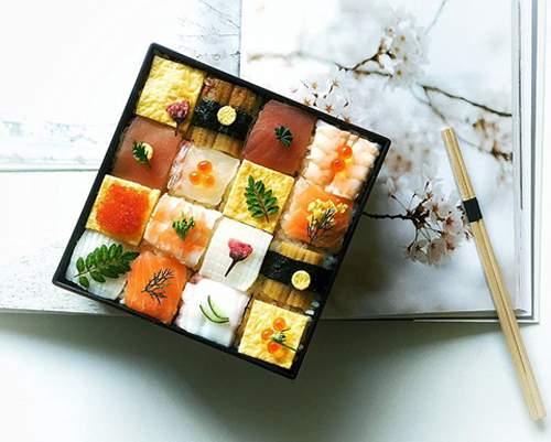 Từ sushi miếng, người Nhật chuyển sang mê mẩn sushi ghép hình 6