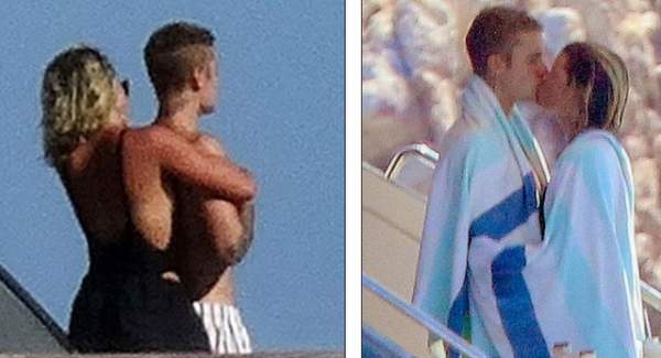 Justin Bieber âu yếm bạn gái mới trên du thuyền sang trọng 11