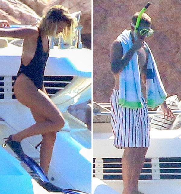 Justin Bieber âu yếm bạn gái mới trên du thuyền sang trọng 14