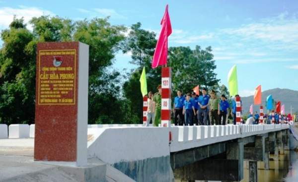 Khánh thành cầu nông thôn do Tỉnh đoàn Bình Định triển khai 2