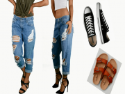 Mặc quần jeans như thế nào để đồ cũ vẫn đẹp, vẫn tôn dáng? 46