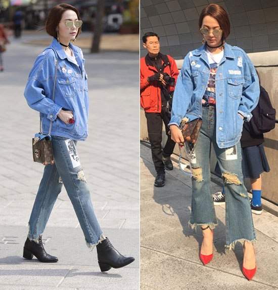 Mốt jeans xấu xí nhưng vẫn khiến nhiều sao Việt thích mê 9