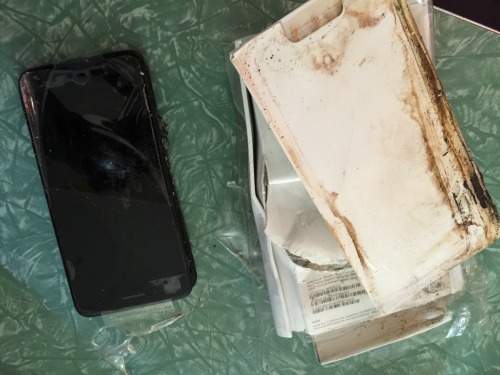 Phát hiện vỏ chiếc Apple iPhone 7 phát nổ 2