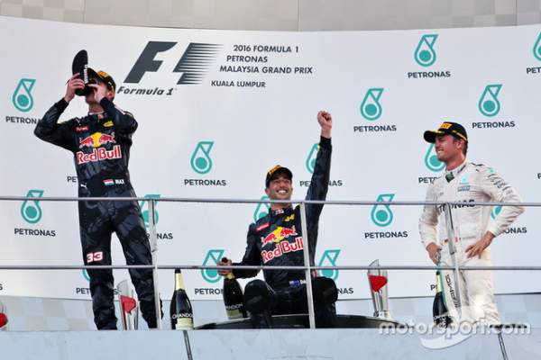 Daniel Ricciardo và Red Bull Racing thống trị Sepang 4