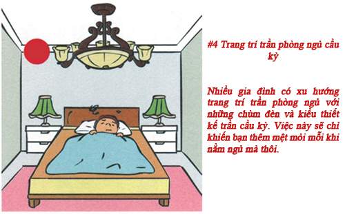 Sai lầm trong bài trí phòng ngủ dễ khiến chủ nhân ốm yếu, nghèo khổ 12