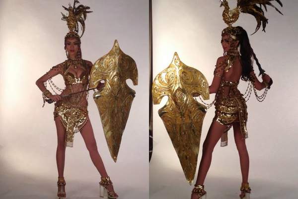 Trang phục dân tộc sexy tới ngạt thở ở cuộc thi hoa hậu 13