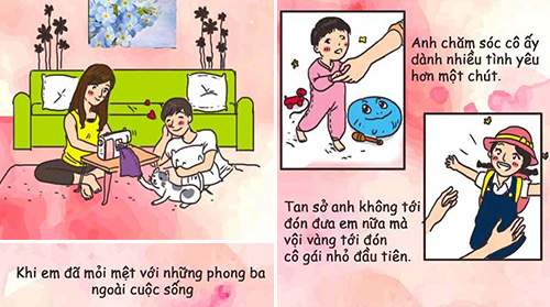 Một nửa thế giới sinh ra là để nhận yêu thương. 12