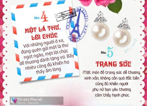 Tiết lộ những món quà mọi phụ nữ đều khao khát trong ngày 20/10 15