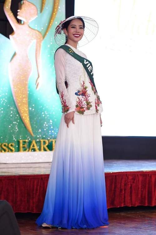 Nam Em đoạt giải Hoa hậu Ảnh, đứng đầu châu Á sau tất cả phần thi phụ 9