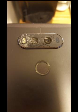 LG V20 gặp sự cố, kính bảo vệ máy ảnh sau dễ vỡ 2