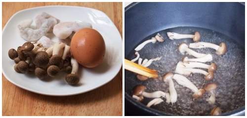Trứng hấp tôm nấm dễ làm mà bổ dưỡng 3