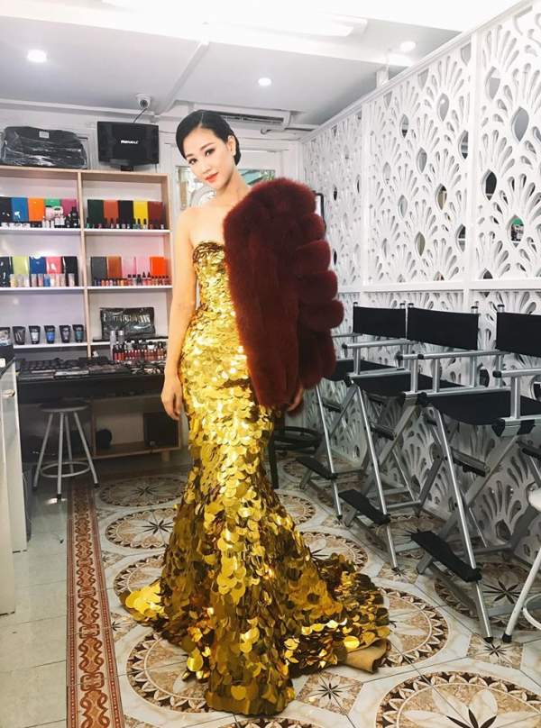Những chiếc váy vàng biến các sao Việt thành mỹ nhân ngư trong nháy mắt 6