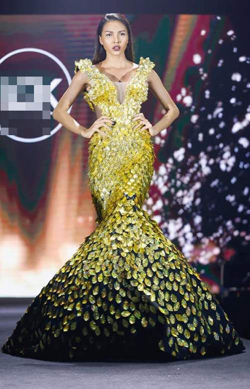 Những chiếc váy vàng biến các sao Việt thành mỹ nhân ngư trong nháy mắt 18
