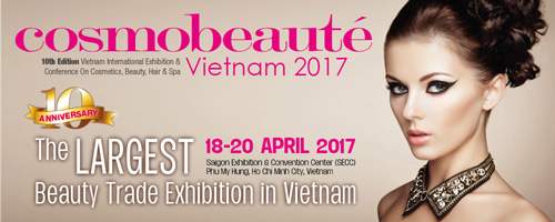 Cosmobeauté Việt Nam 2017 kỷ niệm cột mốc 10 năm trong ngành làm đẹp.