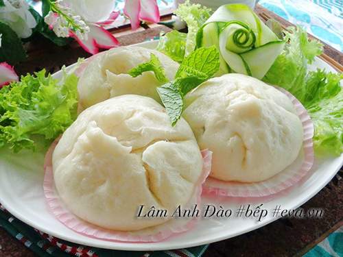 Tận dụng gà thừa sau Tết làm bánh bao nhân thịt gà 18