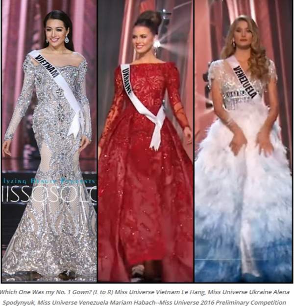 Váy dạ hội đẹp xuất sắc, tin vui lại đến với Lệ Hằng tại Miss Universe 2016 9