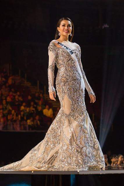Váy dạ hội đẹp xuất sắc, tin vui lại đến với Lệ Hằng tại Miss Universe 2016 15