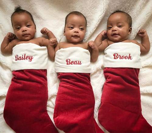 Ca sinh 3 bé gái da màu giống hệt nhau "yêu không tả nổi" 3