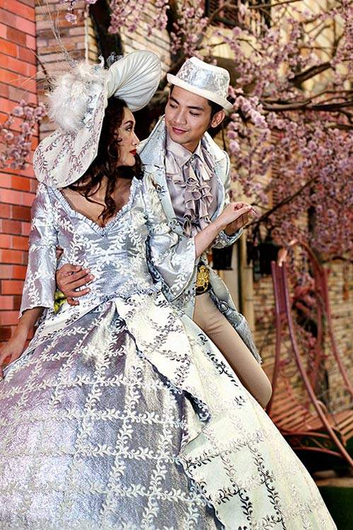 Mai Quốc Việt âu yếm bạn gái Việt kiều trong ảnh cưới kiểu quý tộc châu Âu 3
