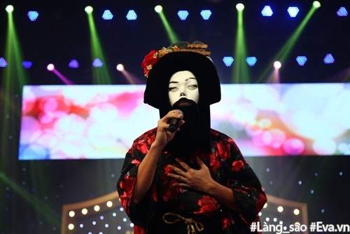 Minh Luân mặc như phụ nữ Nhật xuất hiện trên truyền hình, tươi tắn dù bị sốt 9
