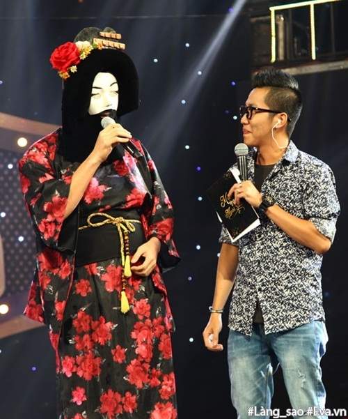 Minh Luân mặc như phụ nữ Nhật xuất hiện trên truyền hình, tươi tắn dù bị sốt 3