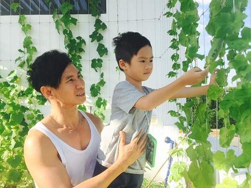 Cóc, quất trong vườn trĩu quả, cậu út nhà Lý Hải Minh Hà ăn thử "ê răng" khiến dân mạng phát sốt 36
