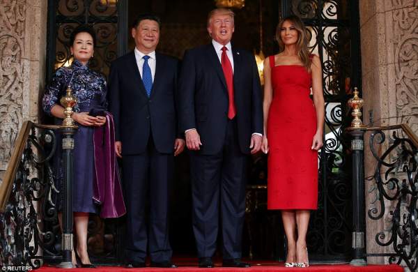Đệ nhất phu nhân Mỹ được khen hết lời khi chọn váy tinh tế gặp Chủ tịch Trung Quốc 3