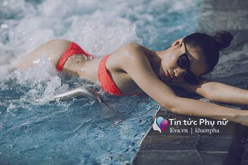 Quách An An nóng bỏng với loạt ảnh bikini chào hè 21
