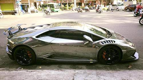 Lamborghini Huracan độ nhiều nhất Việt Nam lại đổi màu 3