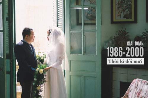 Bộ ảnh cưới xuyên suốt cả thế kỷ của cặp đôi Hà thành 7