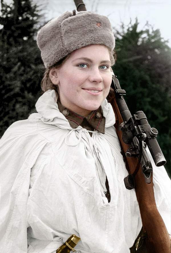 Đội nữ xạ thủ Nga xinh đẹp diệt hàng trăm lính phát xít 6