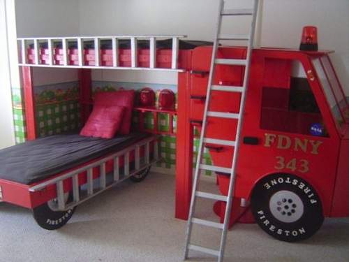 Phòng rộng hay chật, bố mẹ cũng nên sắm ngay giường tầng độc đáo cho con 6