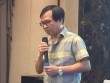 Nhà văn Nguyễn Nhật Ánh khóc trong lễ ra mắt sách