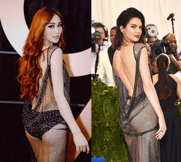 "Soi" 2 chiếc váy gây bão của Khánh My và hotgirl Kendall Jenner 7