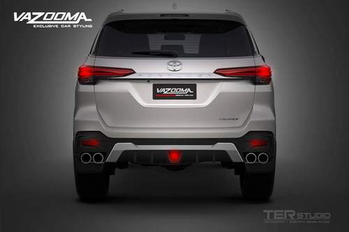 Ngắm Toyota Fortuner mạnh mẽ với gói độ Vazooma-X 4