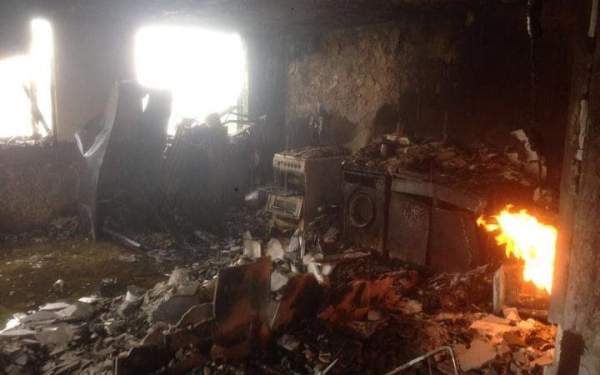 Hình ảnh ghê sợ bên trong chung cư London bị lửa thiêu 2