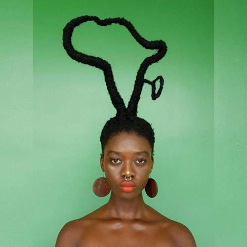 Giật mình trước mái tóc kỳ quái của người đẹp Châu Phi 3