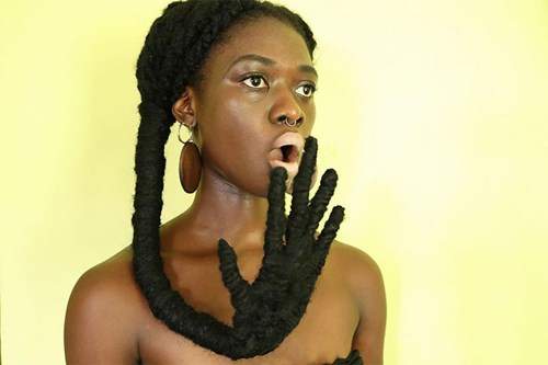 Giật mình trước mái tóc kỳ quái của người đẹp Châu Phi 8